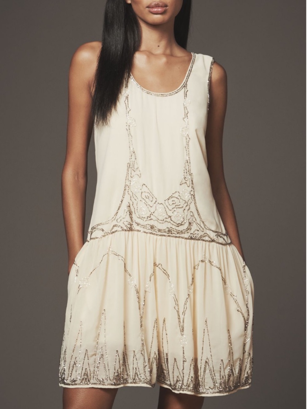 ANTHROPOLOGIE➕NWT Sleeveless Embellished Romper